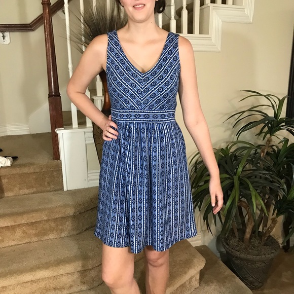 Anthropologie Maeve Aztec Lazuli knit dress - Picture 3 of 6